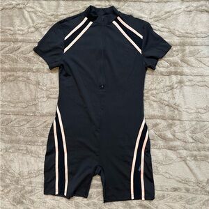 SHEIN Black Zip-Up Garment